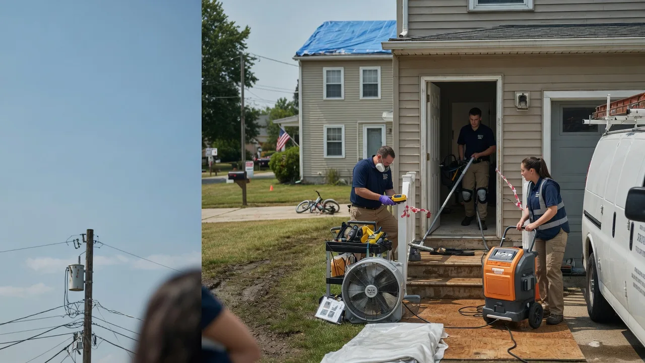 Water Damage Repair in Lewis Center, OH near me